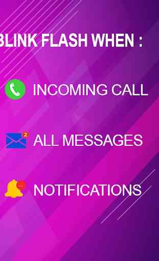 Flash blink on Call, all messages & notifications 2