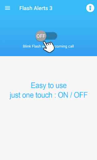 Flash blink on Call, all messages & notifications 3