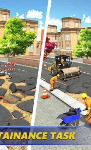 Grand City Road Construction Sim 2018 3