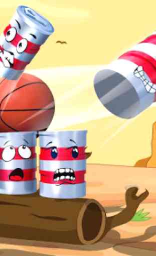 Hit Cans & Knockdown - Hit & Knock Out Play 3