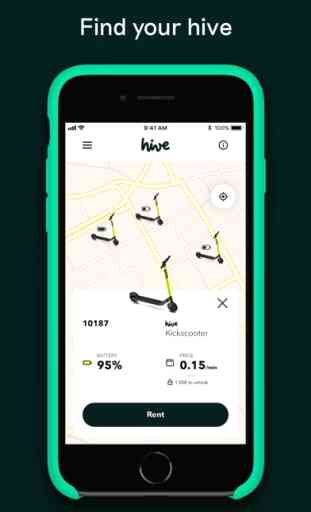 hive – share electric scooters 2