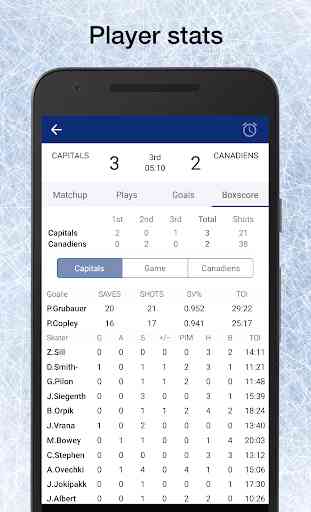 Hockey NHL Schedule, Scores, & Stats: PRO Edition 3