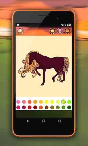 Horse Coloring Book 4