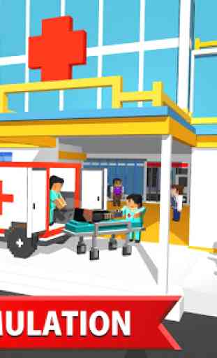 Hospital Craft: Building Doctor Simulator Games 3D 2