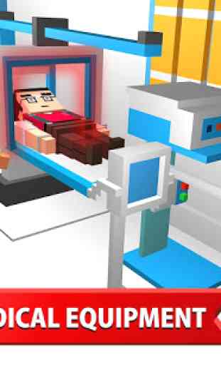 Hospital Craft: Building Doctor Simulator Games 3D 4