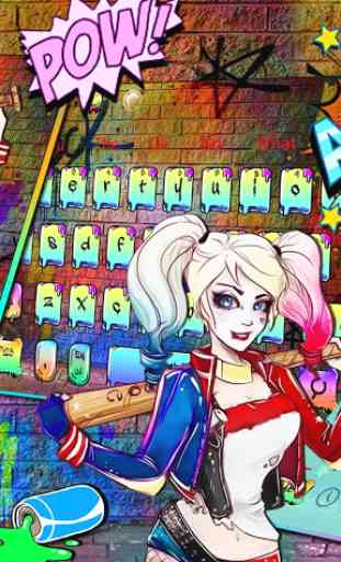 Joker Girl Keyboard Theme 2