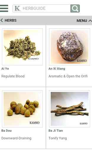 Kamwo Herbal Reference App 3