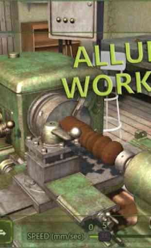 Lathe Machine 3D: Milling & Turning Simulator Game 1