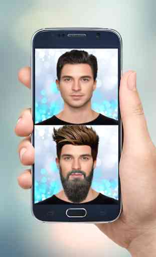 Men beard photo editor Mustache : Hairstyle salon 4