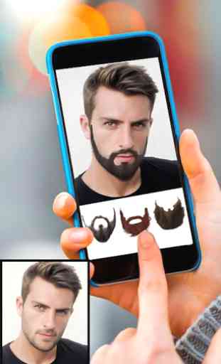 Men beard photo editor salon - mustache hairstyle 3