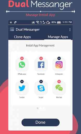 Messenger Parallel Dual App - Dual Space 3