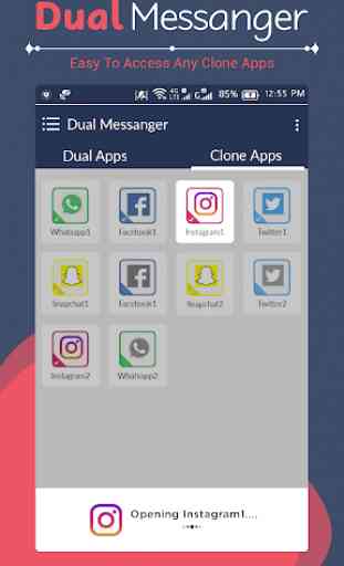 Messenger Parallel Dual App - Dual Space 4