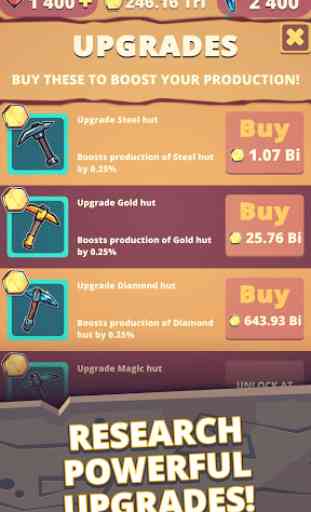 Miner Clicker: Idle Gold Mine Tycoon. Mining Game 2