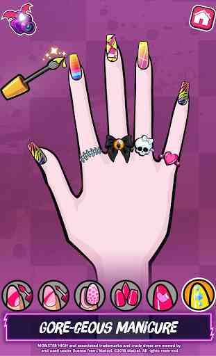 Monster High™ Beauty Shop: Fangtastic Fashion Game 3