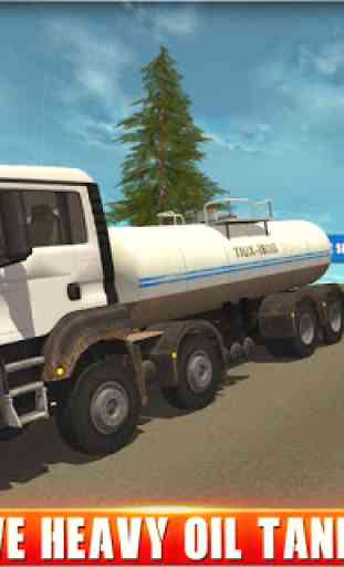Oil Tanker Truck Games : Euro Truck Simulator 3D 1