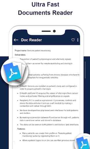 PDF Reader & Viewer: Doc & Book Text To Speech App 1