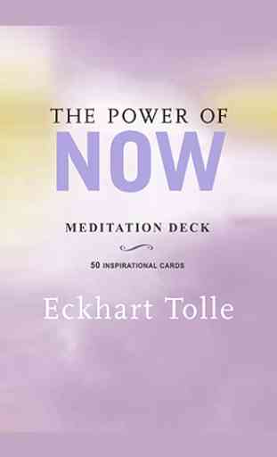 Power of Now: Meditation Deck 1