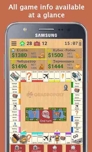 Quadropoly - Best AI Property Trading Board Game 3