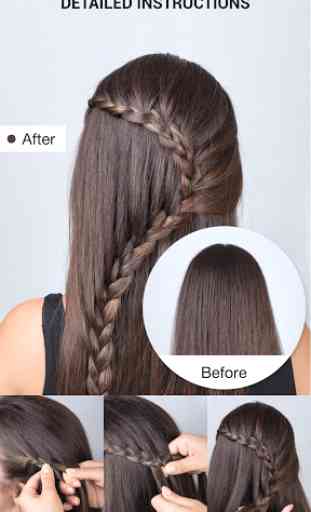 School Hairstyles Step By Step, Braiding Hairstyle 2