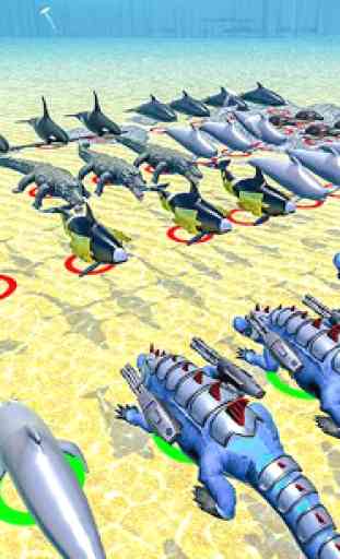 Sea Animal Kingdom: War Simulator 2
