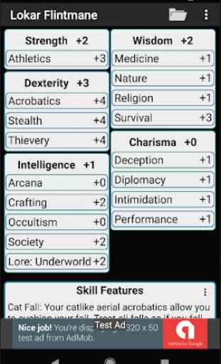 Second Edition Character Sheet 2