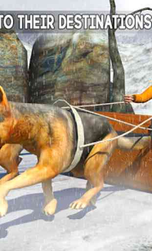Snow Dog Sledding Transport: Dog Simulator Games 3