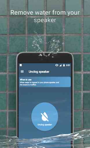 Speaker cleaner - Remove water & fix sound 1