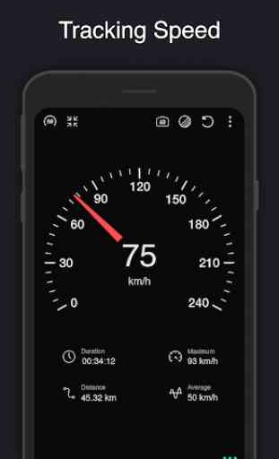 Speedometer : GPS, Distance Meter, HUD 1