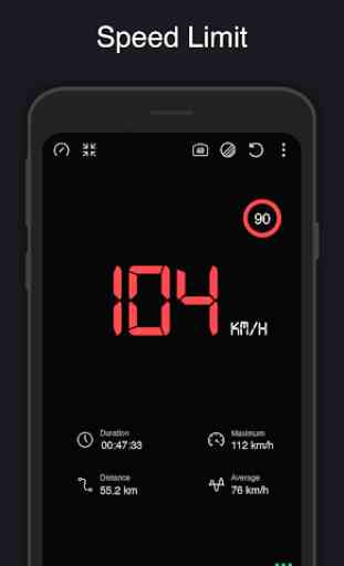 Speedometer : GPS, Distance Meter, HUD 2