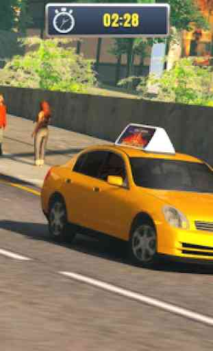 Taxi Cab City Driving Car 3