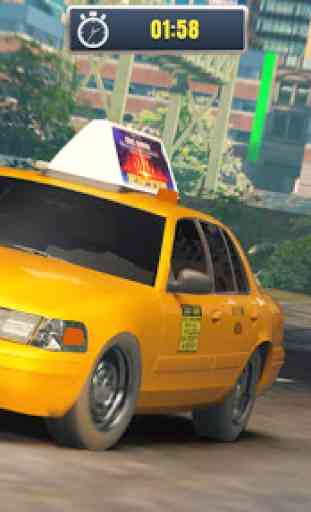 Taxi Cab City Driving Car 4