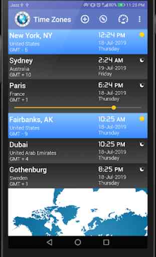 Time Zone Converter - World Time Zones Clock 3