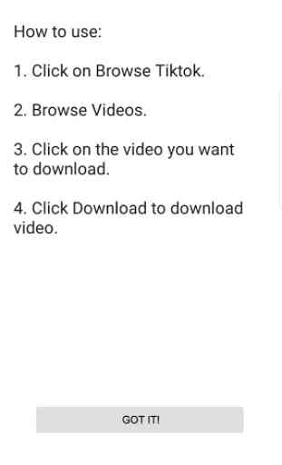 Video Downloader for Tiktok 1