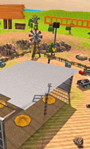 Village Cattle House Construction: Farm Builder 1