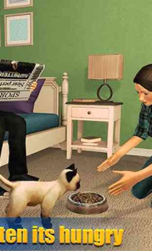 Virtual dog pet cat home adventure family pet game 3