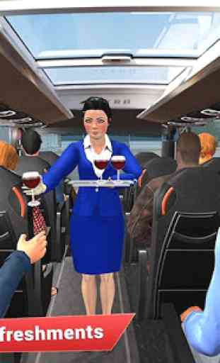 Virtual girl tourist bus waitress jobs : Dream Job 1