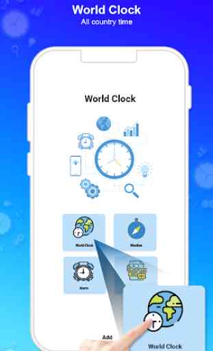 World clock : All countries times and compass 1