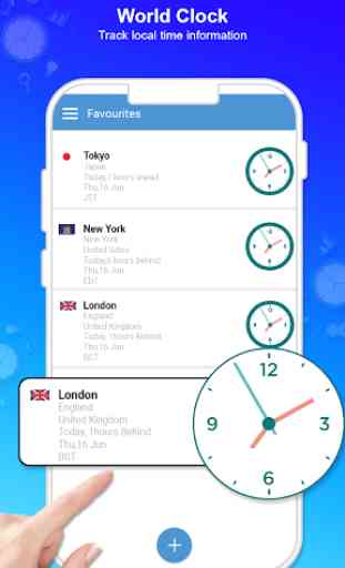 World clock : All countries times and compass 2