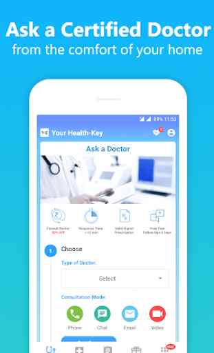 Your Health-Key: Online Doctor Consultation App 1