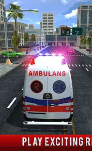 911 Ambulance City Rescue: Emergency Driving Game 1