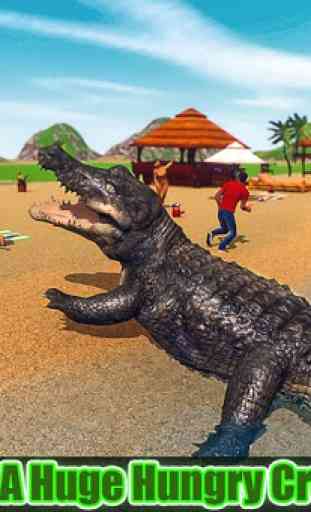 Angry Crocodile Family Simulator: Crocodile Attack 2