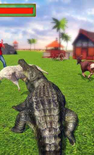 Angry Crocodile Family Simulator: Crocodile Attack 3