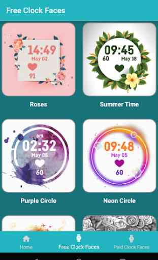 Awooche Clock Faces for Fitbit Versa 2