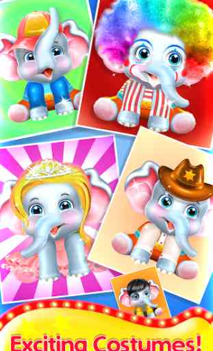 Baby Elephant - Circus Flying & Dancing Star! 3