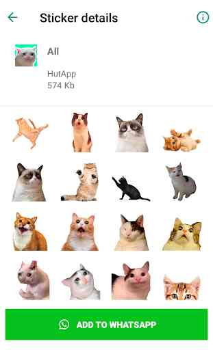Best Cat Stickers for Chat WAStickerApps 1