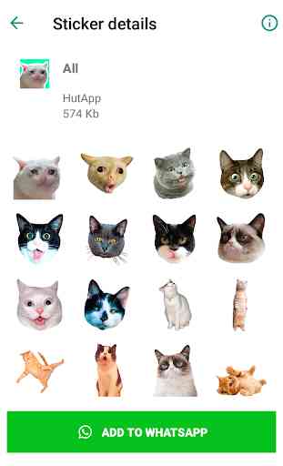 Best Cat Stickers for Chat WAStickerApps 2