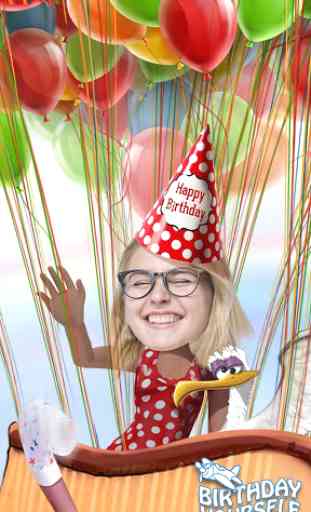Birthday Yourself - put your face in 3D Gif vide 2