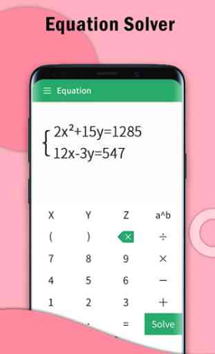 Calculator PRO - Free Scientific Equation Solver 3