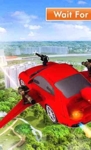 Car Flying Shooting: Flying Car Simulator 2019 4