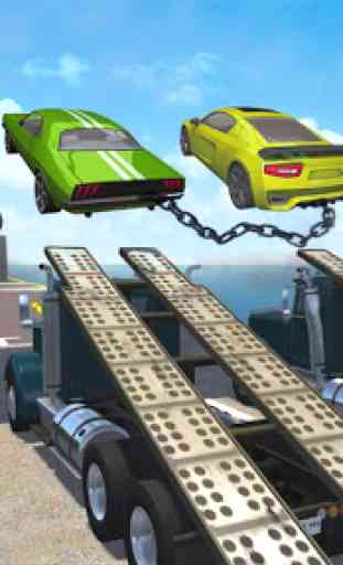 Chained Car Racing Games 3D 2